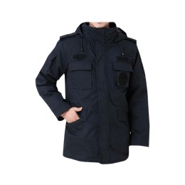 SKSU002 manufacturing security overalls design multifunctional pocket detachable thickened warm liner waist drawstring factory workshop property maintenance property security overalls center SKSU002 manufacturing security overalls design multifunctional pocket detachable thickened warm liner waist drawstring factory workshop property maintenance property security overalls center